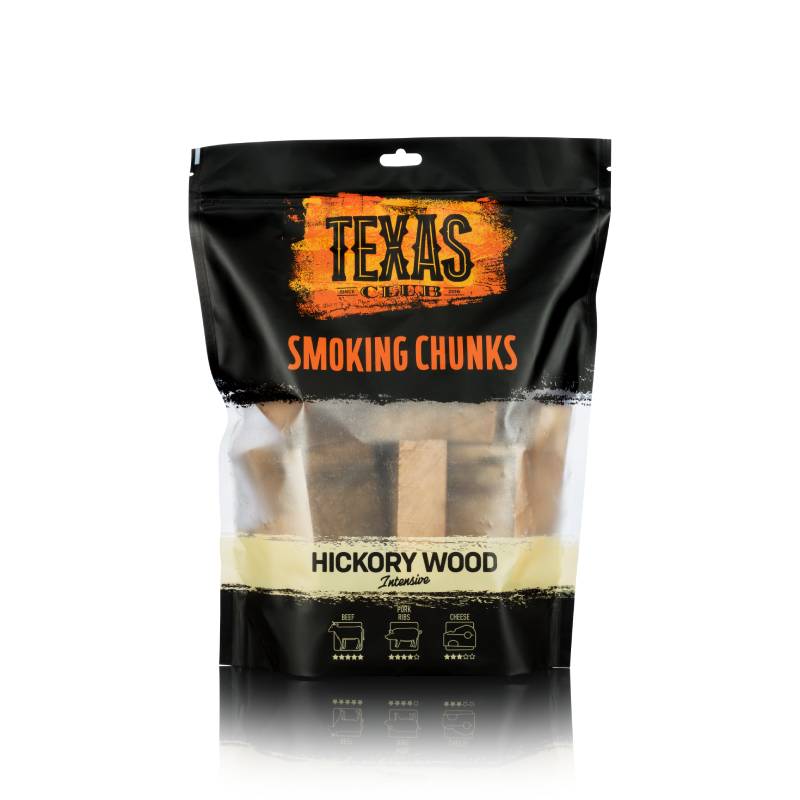 Texas Club Hickory wood smoking chunks, 1 kg. - anydaydirect