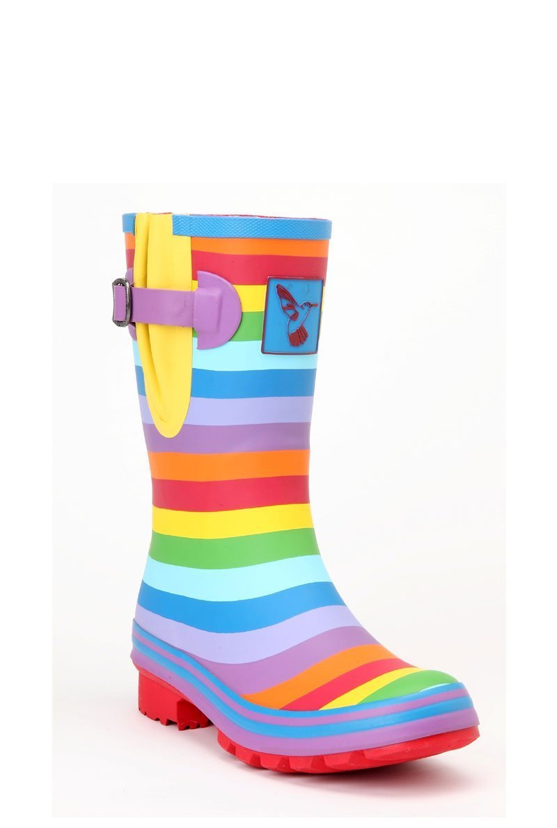Evercreatures Rainbow Short Wellies - anydaydirect