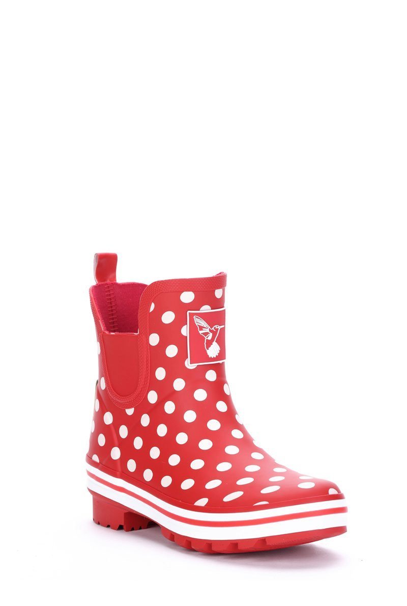 Evercreatures Polka Dot Meadow Ankle Wellies - anydaydirect