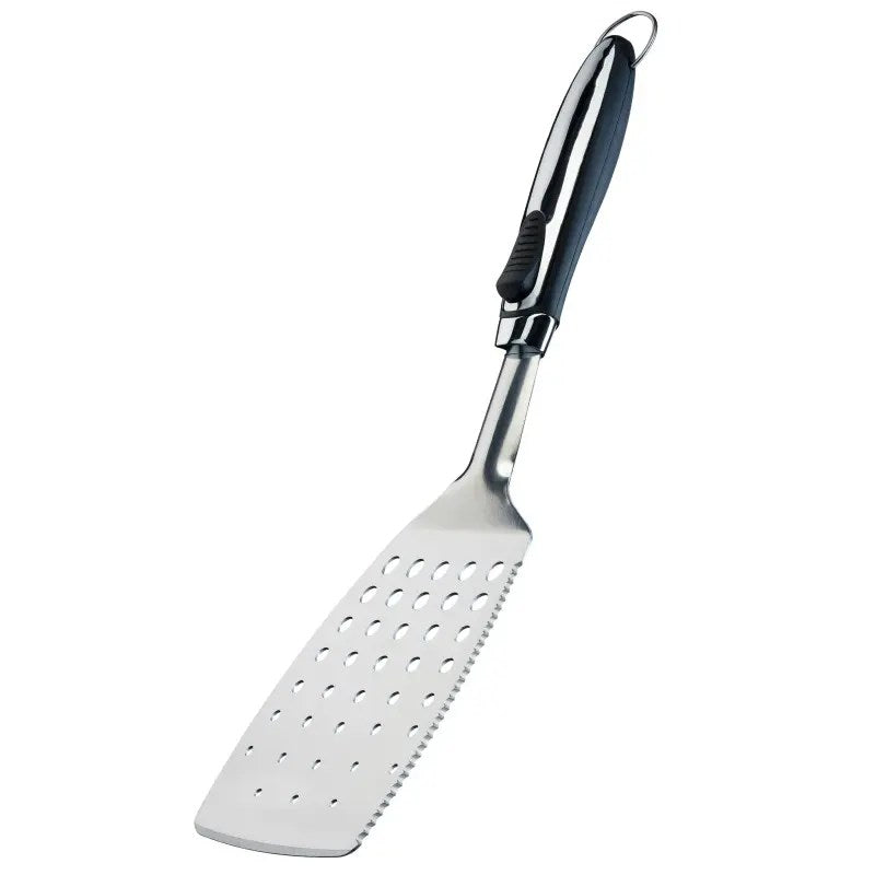 Stainless steel grill spatula, 43cm. - anydaydirect