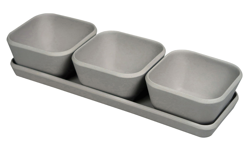 Zuperzozial Triple Treat Serving Bowls Set of 3 - anydaydirect