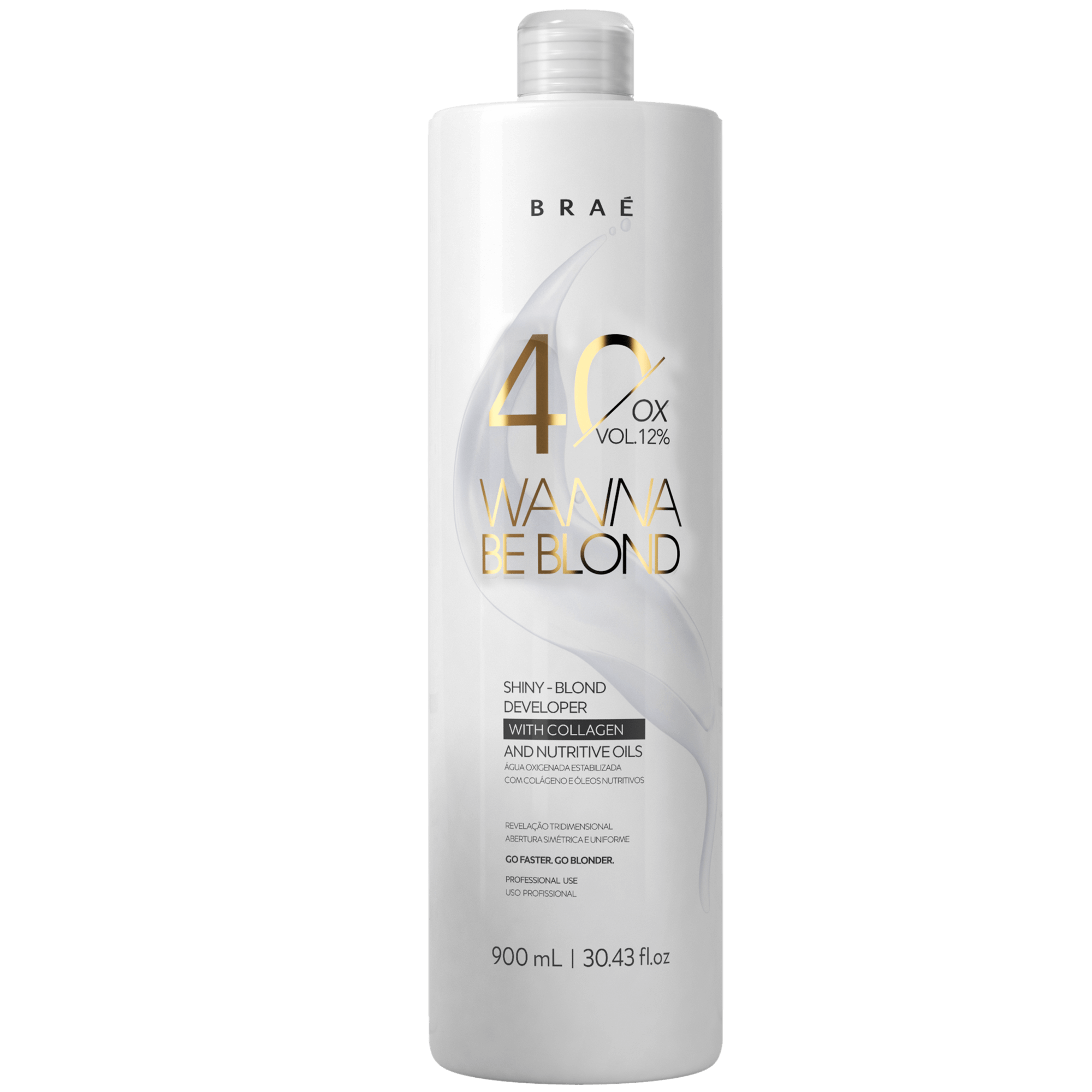 BRAE - 40/OX Blond Developer, Vol. 12% 900ml - anydaydirect