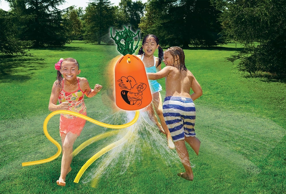 Wham-O Orange Water Wiggle Outdoor Water Hose Toy - anydaydirect
