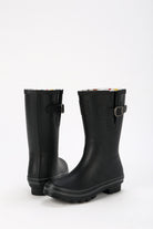 Evercreatures All Black Plain Short Wellies - anydaydirect
