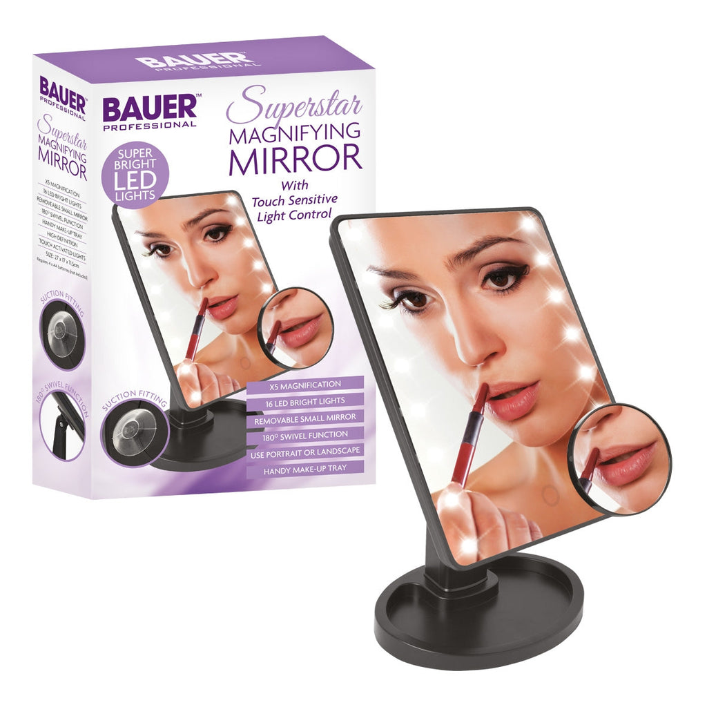 Bauer Superstar LED Mirror Touch Sensor - anydaydirect