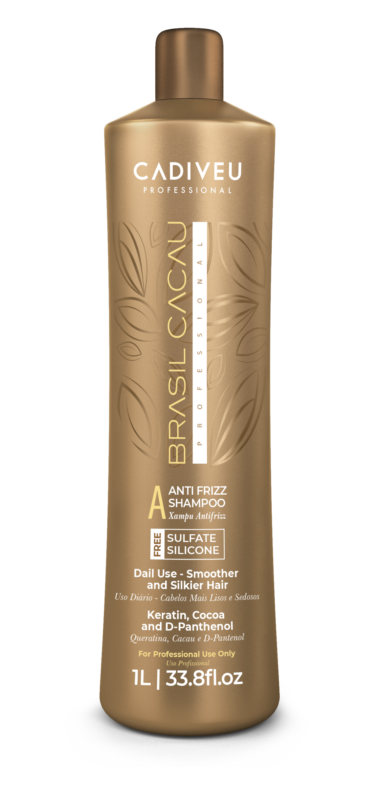 CADIVEU - Anti Frizz Sulfate Free, Shampoo 1L - anydaydirect