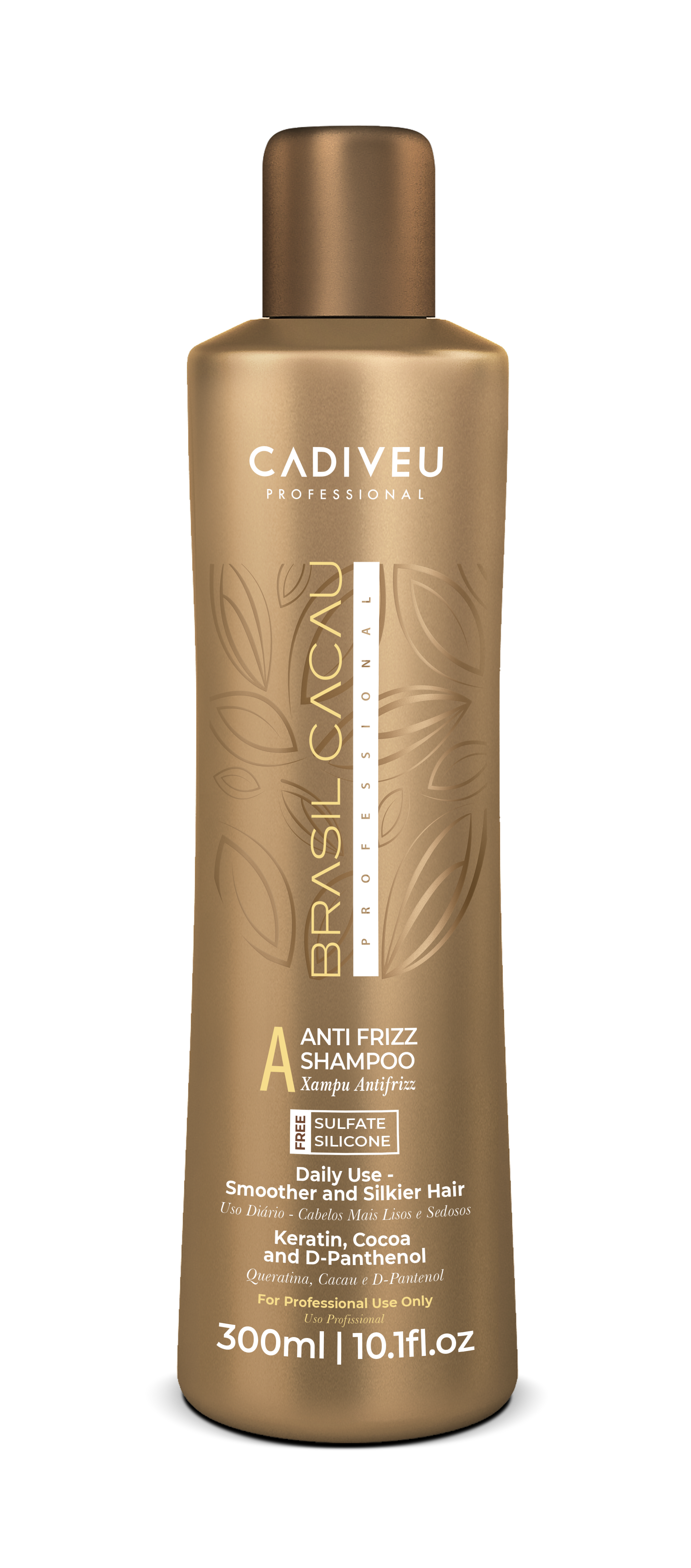 CADIVEU - Anti Frizz Sulfate Free, Shampoo 300ml - anydaydirect