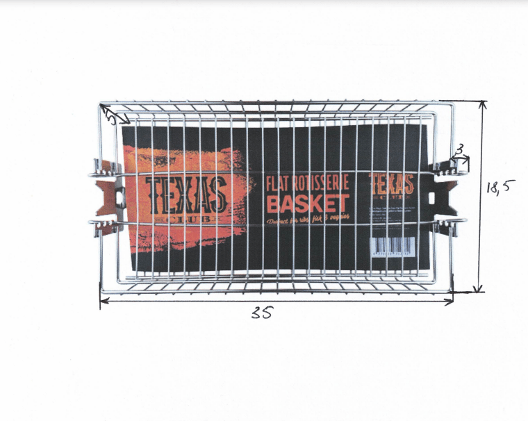 Flat grate, rotisserie accessory (Grande/Limited) - anydaydirect