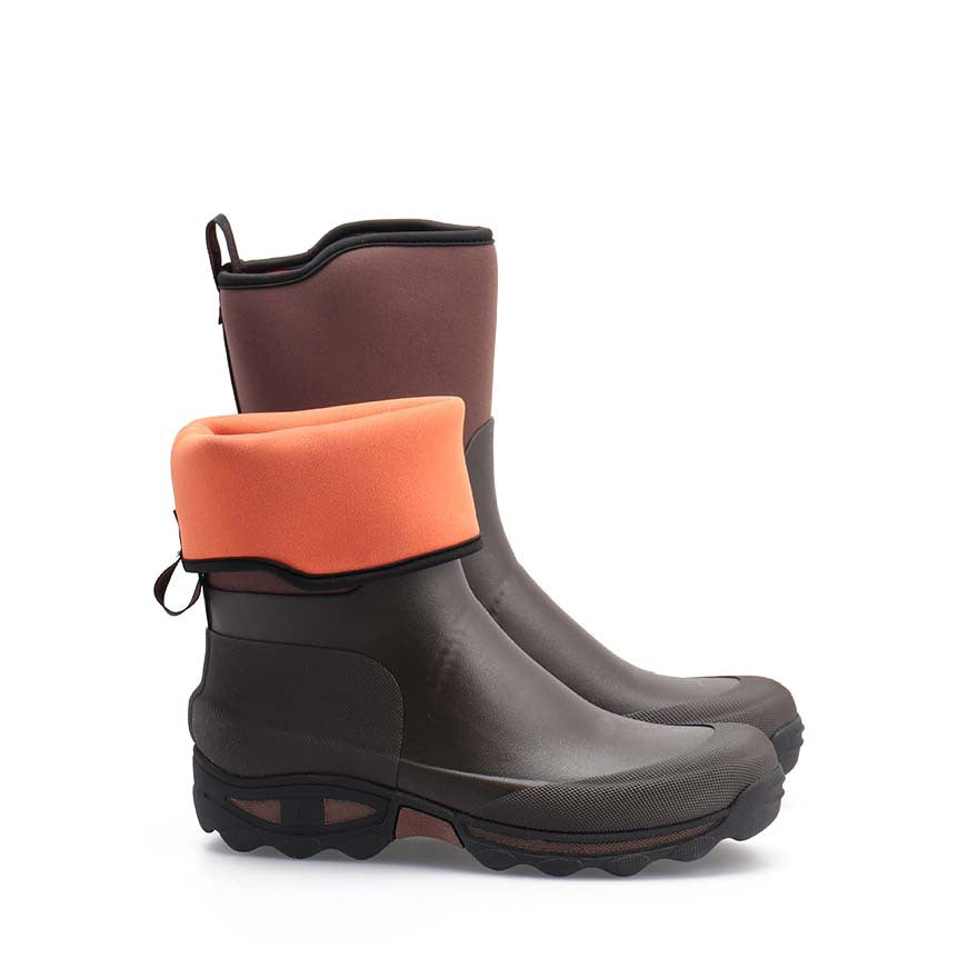 Rouchette Clean Garden Half Boot - Brown - anydaydirect