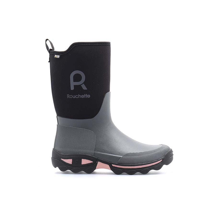 Rouchette Clean Garden Half Boot - Grey - anydaydirect