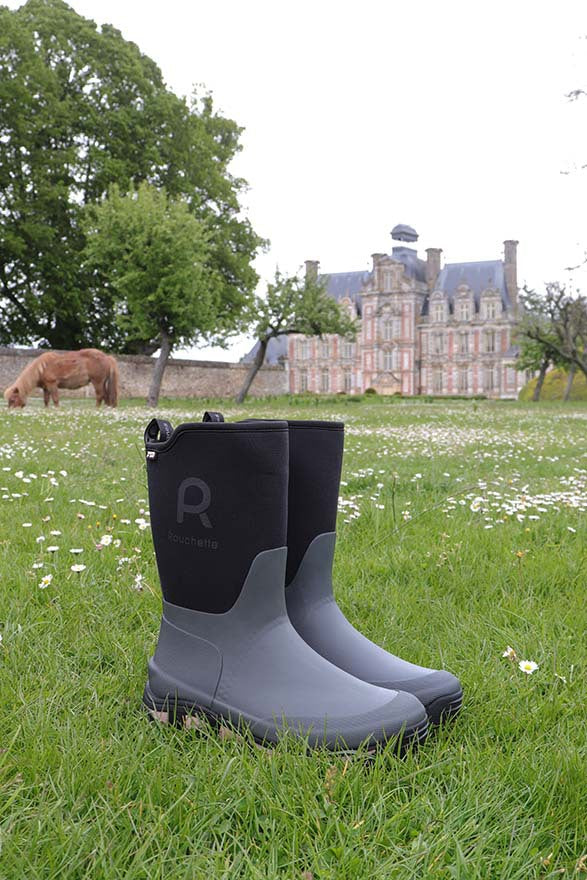 Rouchette Clean Garden Half Boot - Grey - anydaydirect