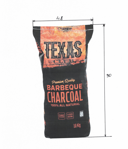 BBQ Charcoal Texas Club, 10 kg. - anydaydirect