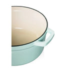 Grandfeu Enamelled Cast Iron Pot in Light Blue, 4.7l. With Lid - anydaydirect