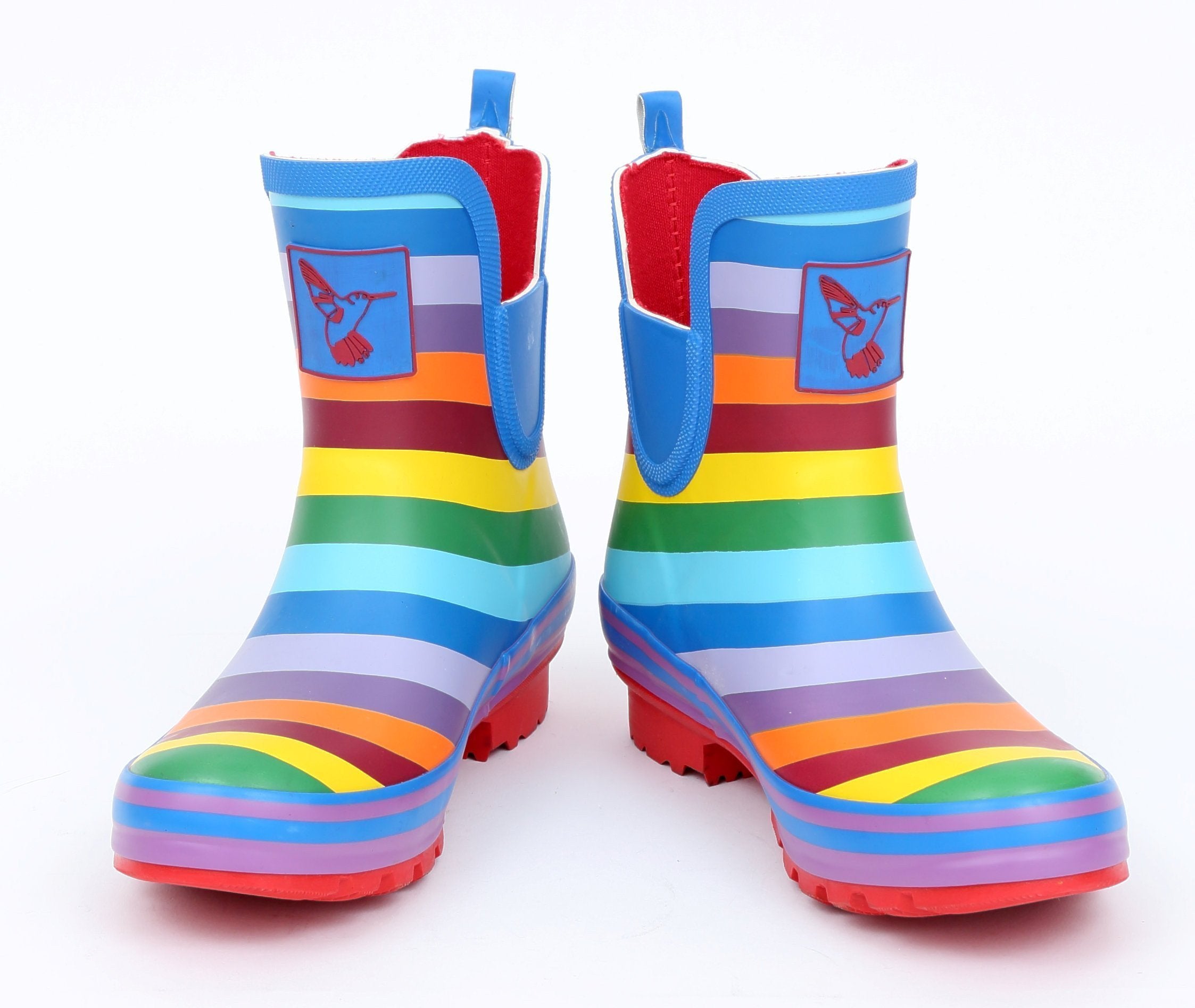Evercreatures Rainbow Meadow Ankle Wellies - anydaydirect