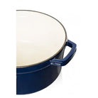 Grandfeu Enamelled Cast Iron Pot in Blue, 4.7l. With Lid - anydaydirect