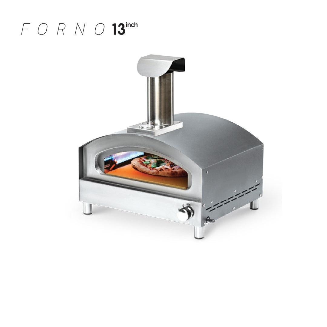 Forneza Forno 13 Inch Gas Pizza Oven With Accessories Bundle - anydaydirect