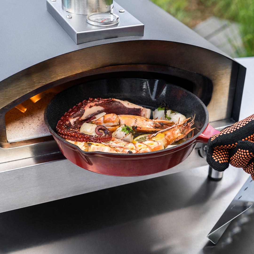 Forneza Forno 13 Inch Gas Pizza Oven With Accessories Bundle - anydaydirect