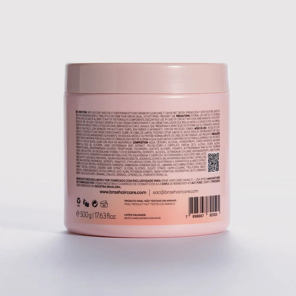 Brae - Go Curly Styling Cream 500g - anydaydirect