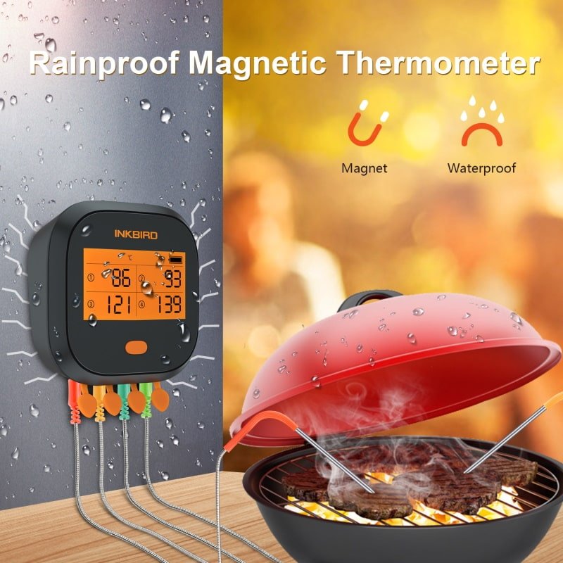 INKBIRD Wi-fi IBBQ-4T Thermometer - anydaydirect