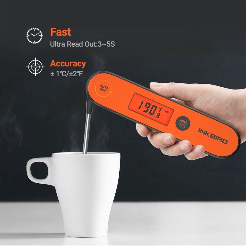 Pocket INKBIRD IHT-1P Ultra-fast Scanning Thermometer - anydaydirect
