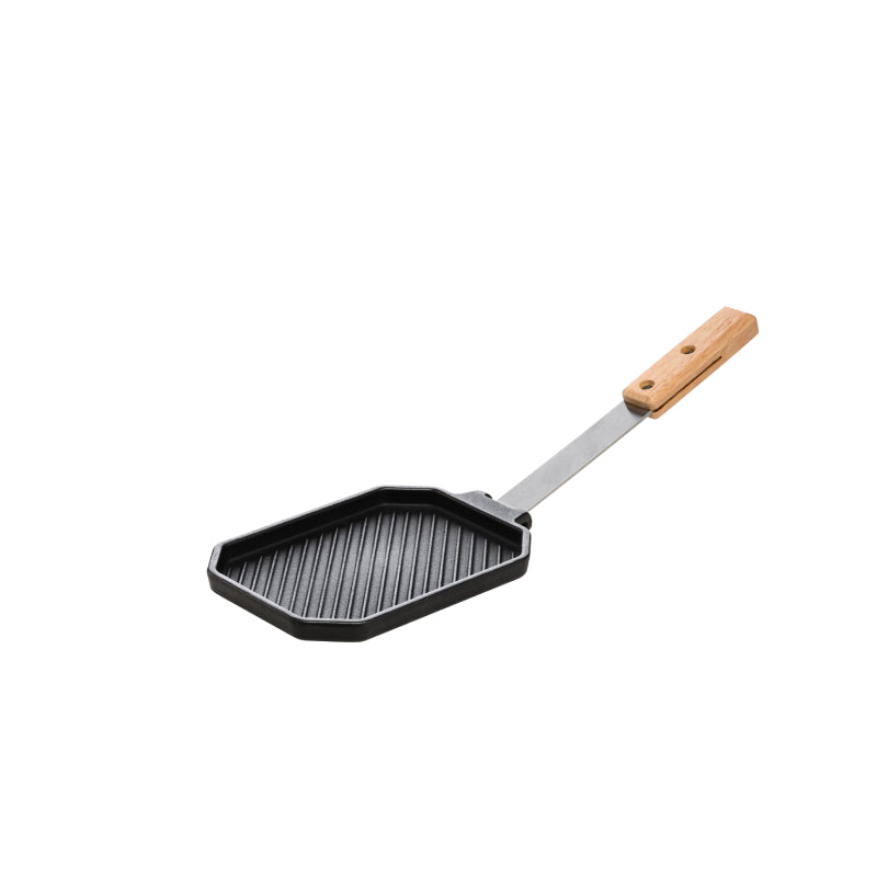 Forneza Ribbed Griddle Pan with Handle - anydaydirect
