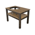 Kamado Bono Grill Outdoor Table Length 120cm x Depth 80cm x Height 88cm - anydaydirect