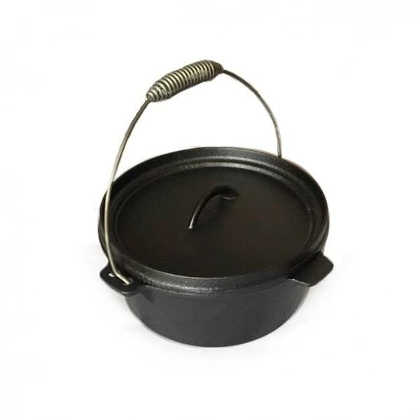 Dutch Oven cast iron pot with lid, 3.9 l. - anydaydirect