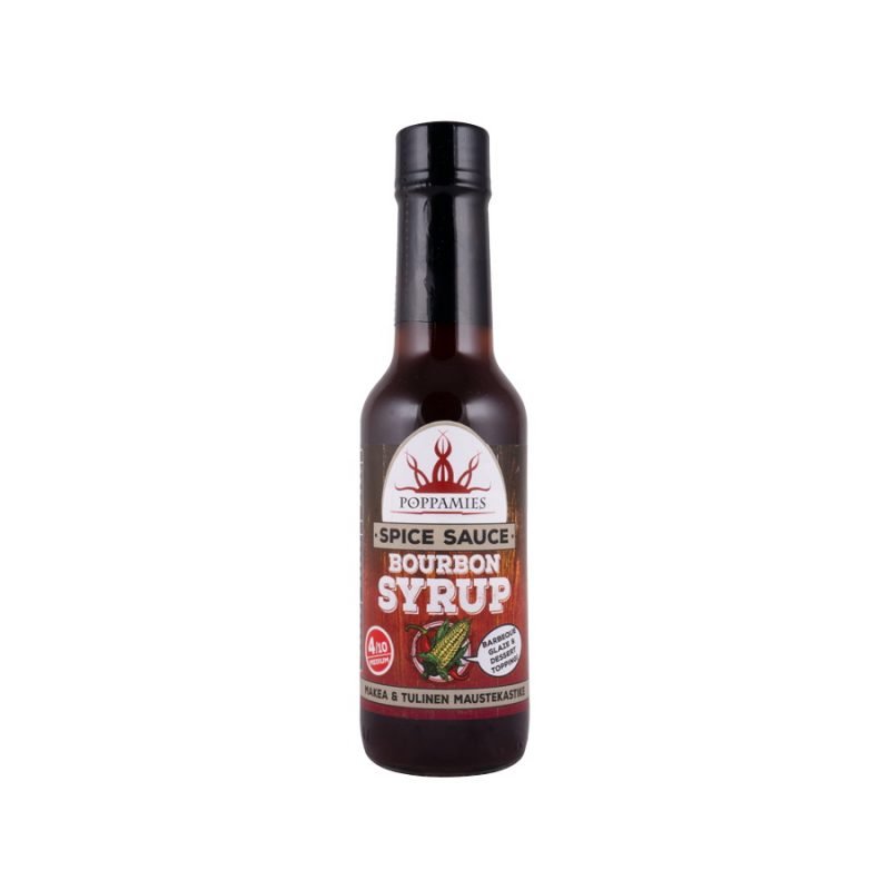 Poppamies Bourbon Syrup Spice Sauce, 150ml. - anydaydirect