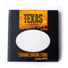 Flat baking stone, 30-cm. (Minimo/Media/Grande) - anydaydirect