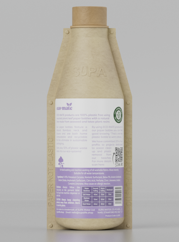 Lavender concentrated non-bio laundry liquid - 500ml - anydaydirect