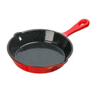 Grandfeu Red Enamelled Cast Iron frying pan, Ø 15.5cm. - anydaydirect