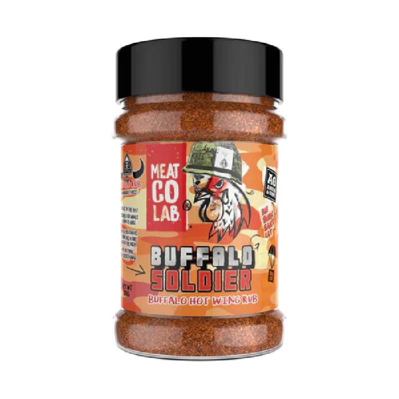 Angus &amp; Oink Buffalo Soldier Wing Rub, 200g. - anydaydirect
