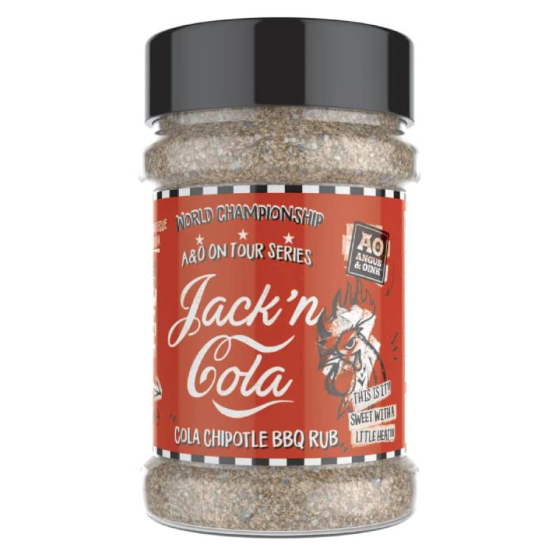 Angus &amp; Oink Jack &amp; Cola BBQ Rub, 260g. - anydaydirect