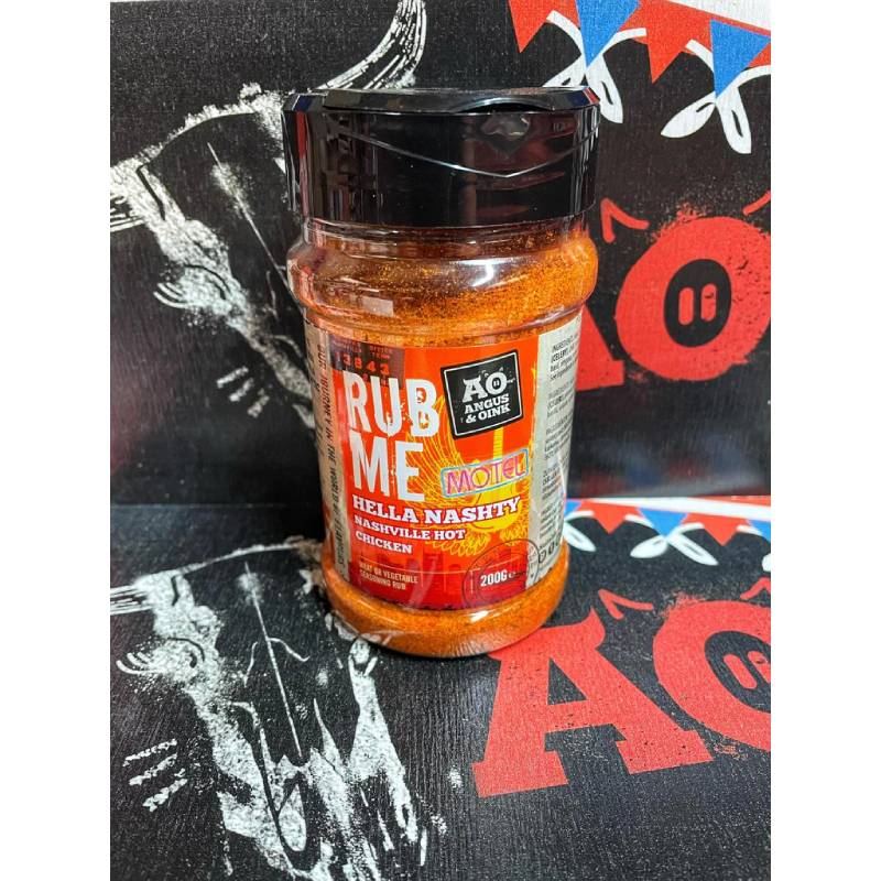 Angus &amp; Oink Hella Nashty - Nashwille Hot Chicken Seasoning, 200g. - anydaydirect