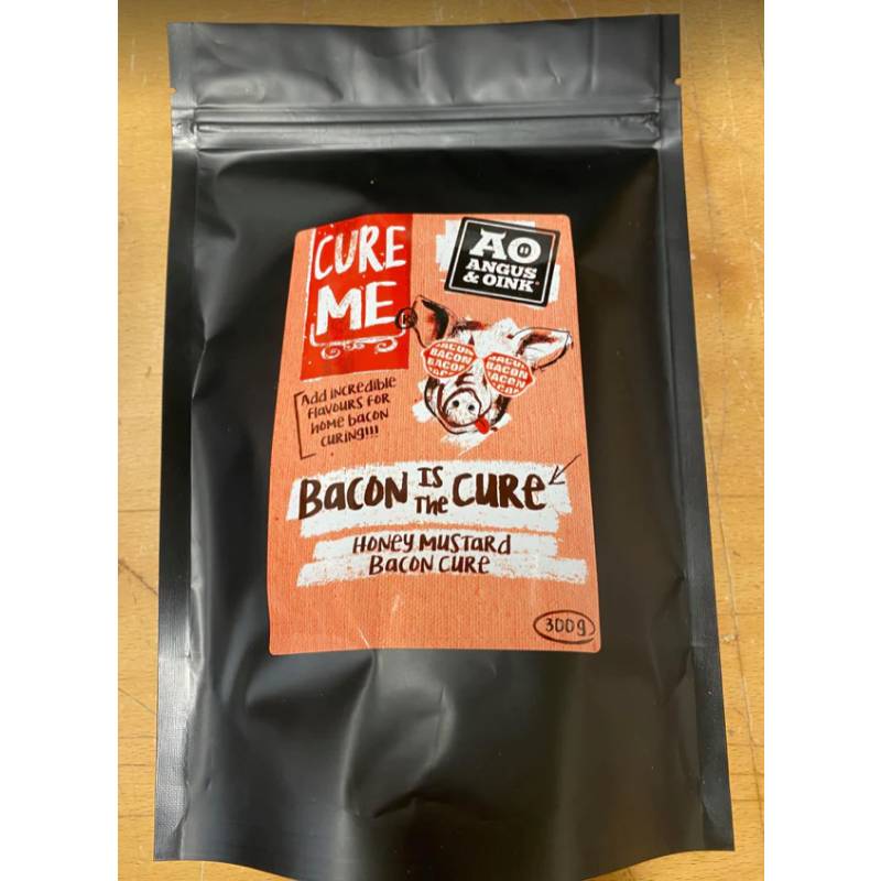Angus &amp; Oink Honey Mustard Bacon Cure, 300g. - anydaydirect