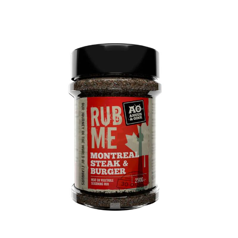 Angus &amp; Oink Montreal Steak Burger Seasoning, 250g. - anydaydirect