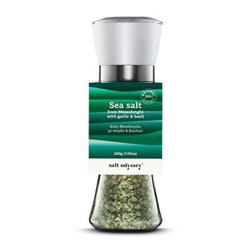 Sea Salt With Garlic And Basil, 200g. - anydaydirect