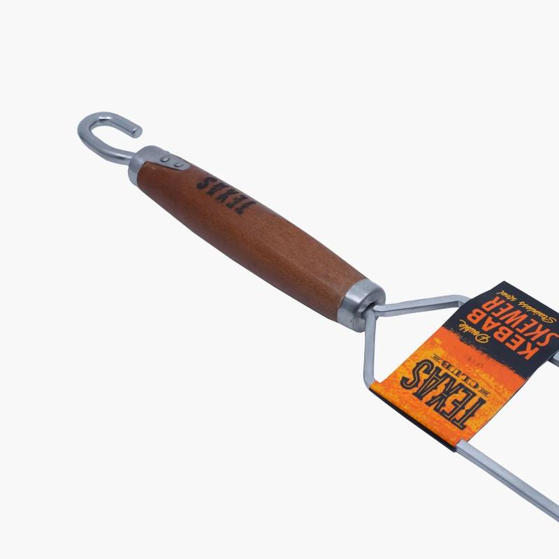 Texas Club Double-Skewer with handle, 70 cm. - anydaydirect