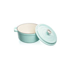 Grandfeu Enamelled Cast Iron Pot in Light Blue, 3.5l. With Lid - anydaydirect