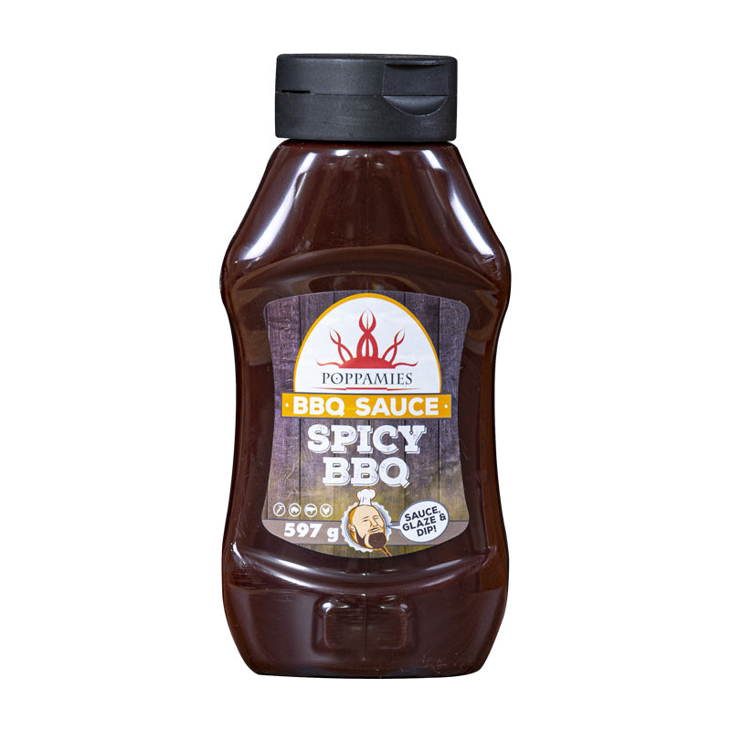 Poppamies Spicy BBQ Sauce 570g. - anydaydirect