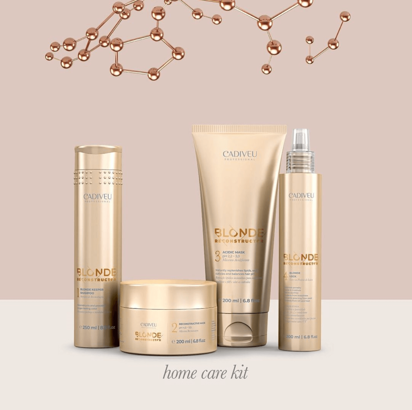 CADIVEU - Blonde Reconstructor, KIT Home Care - anydaydirect