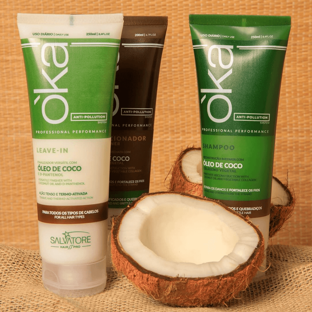 SALVATORE - OKA Coconut Oil, Shampoo 250ml - anydaydirect