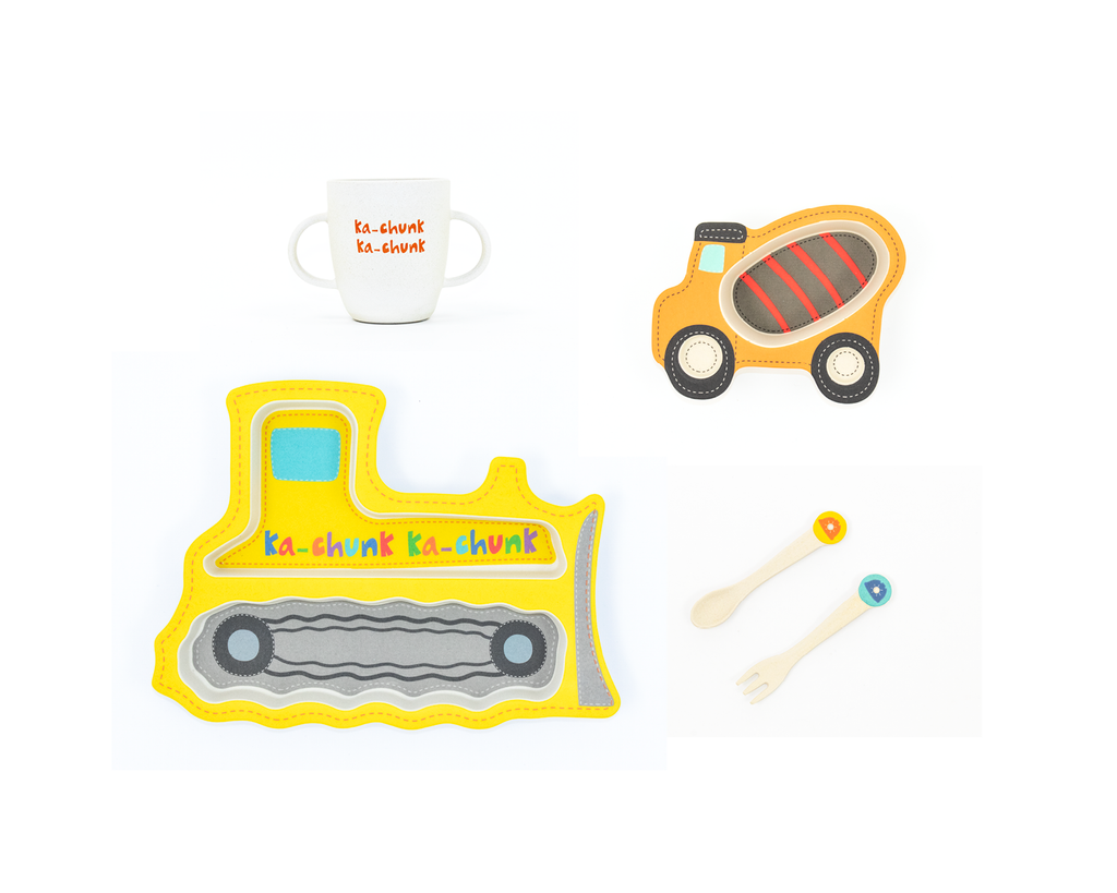 Construction Shaped Dinner Set - anydaydirect