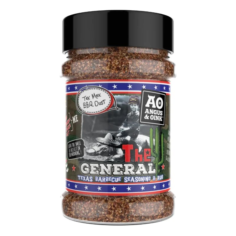 Angus &amp; Oink The General Tex Mex BBQ Dust, 200g. - anydaydirect