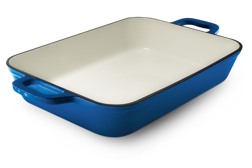 Grandfeu Blue Roasting Tray, 33 cm - anydaydirect