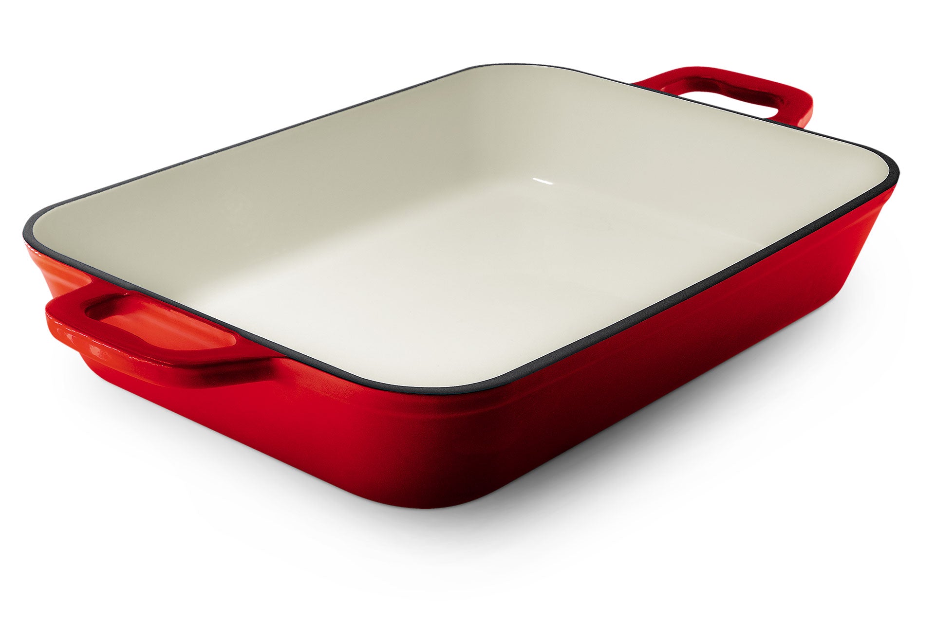 Grandfeu Red Roasting Tray, 33 cm - anydaydirect