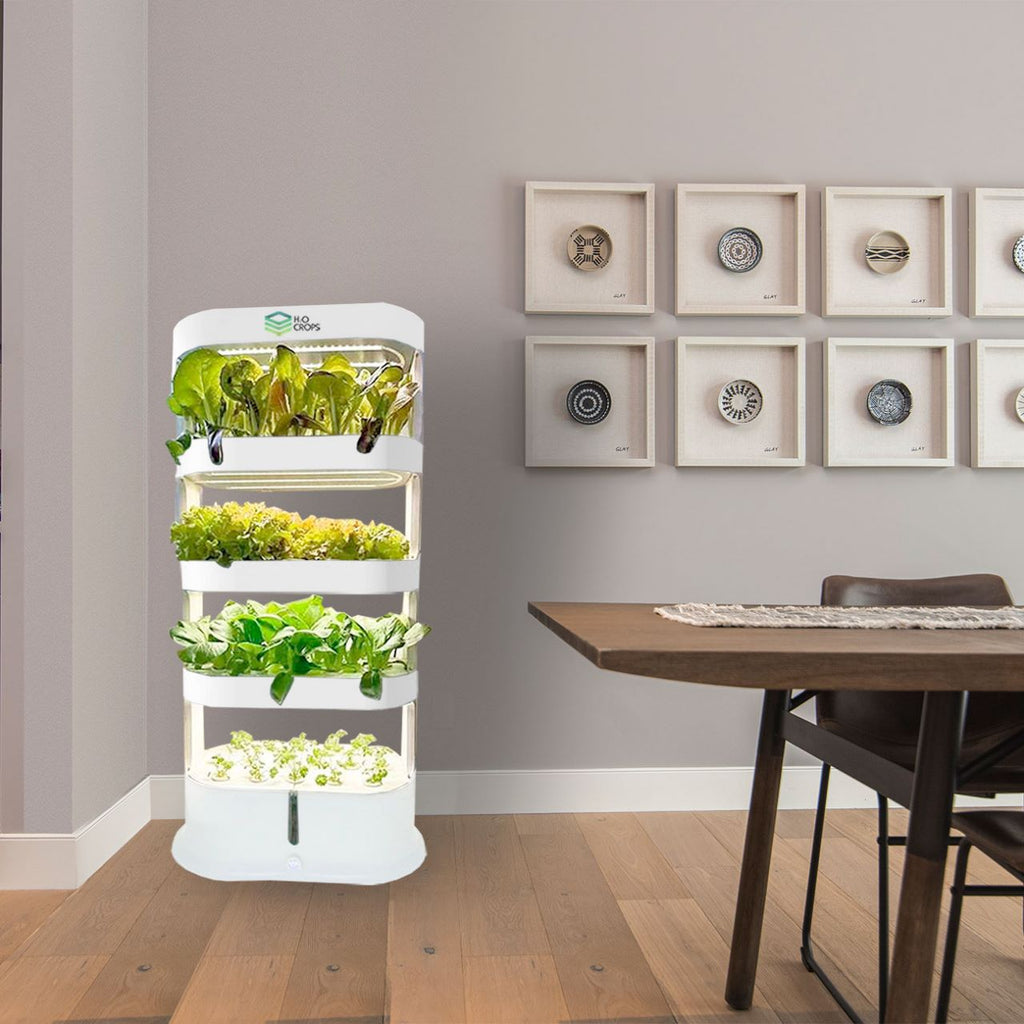 HydroGrowSytem Smart Modular Hydroponic Garden and Tower Growing System with Remote Control - anydaydirect