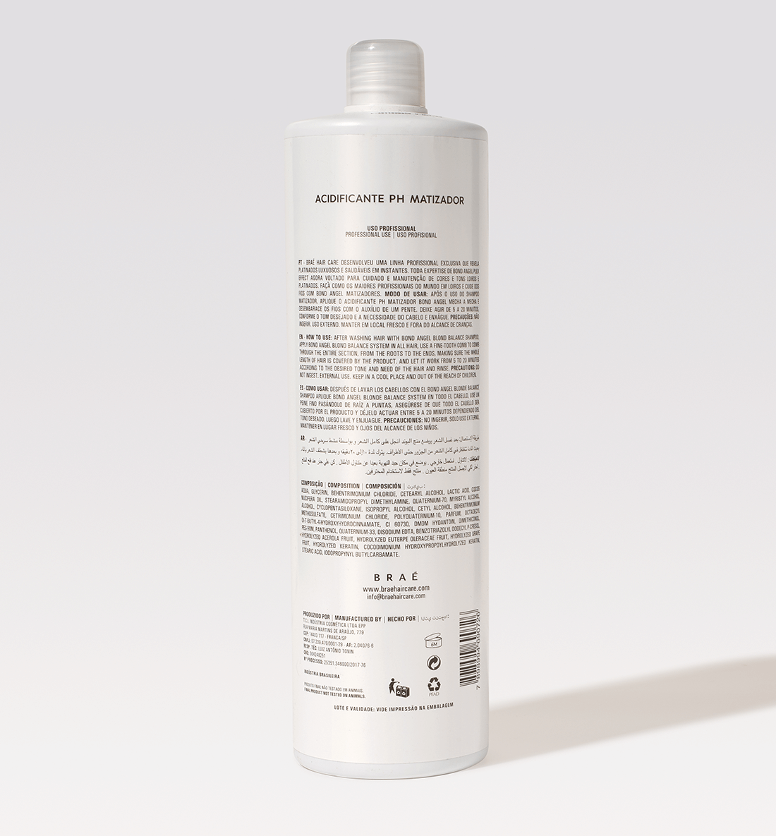 BRAE - Toning Acidifying, Professional 1L - anydaydirect