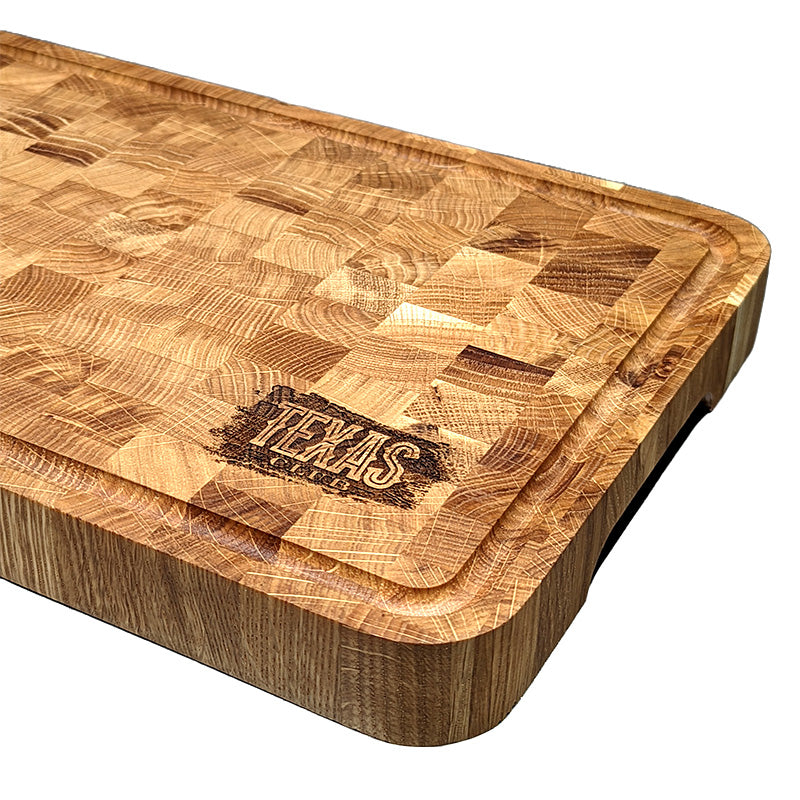 Texas Club Oak Chopping Board 40cm. - anydaydirect