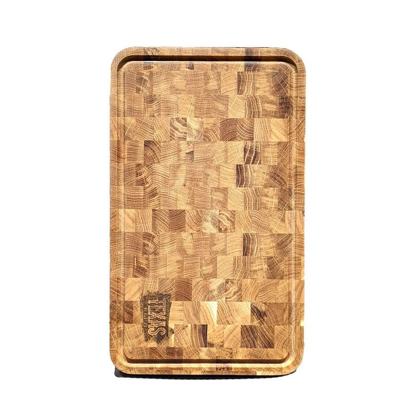 Texas Club Oak Chopping Board 40cm. - anydaydirect